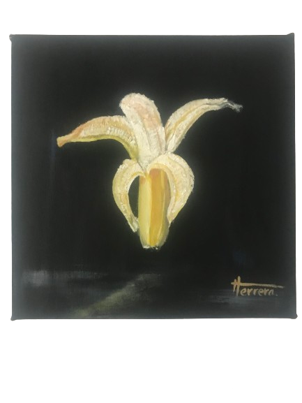 cuadro de arte de un banano